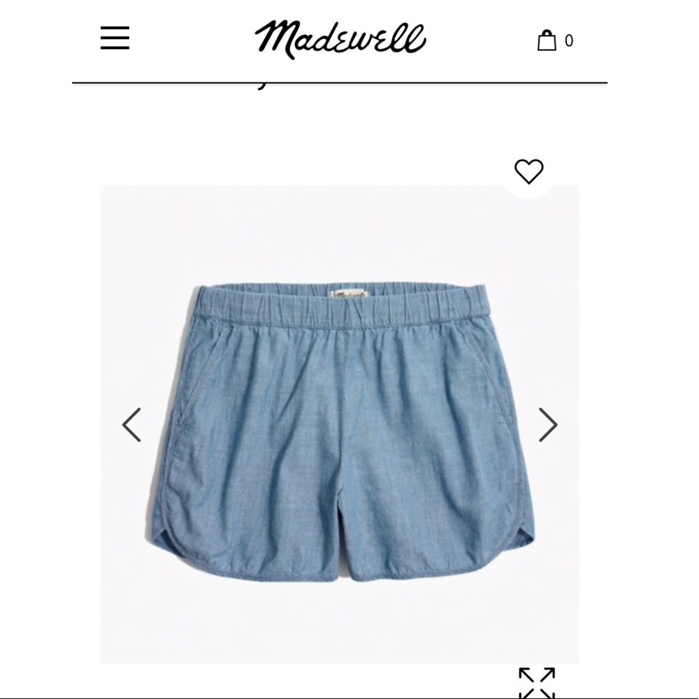 Madewell (NAVY BLUE) shorts